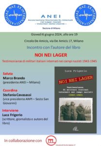 Scopri di più sull'articolo Luca Frigerio, Noi nei lager